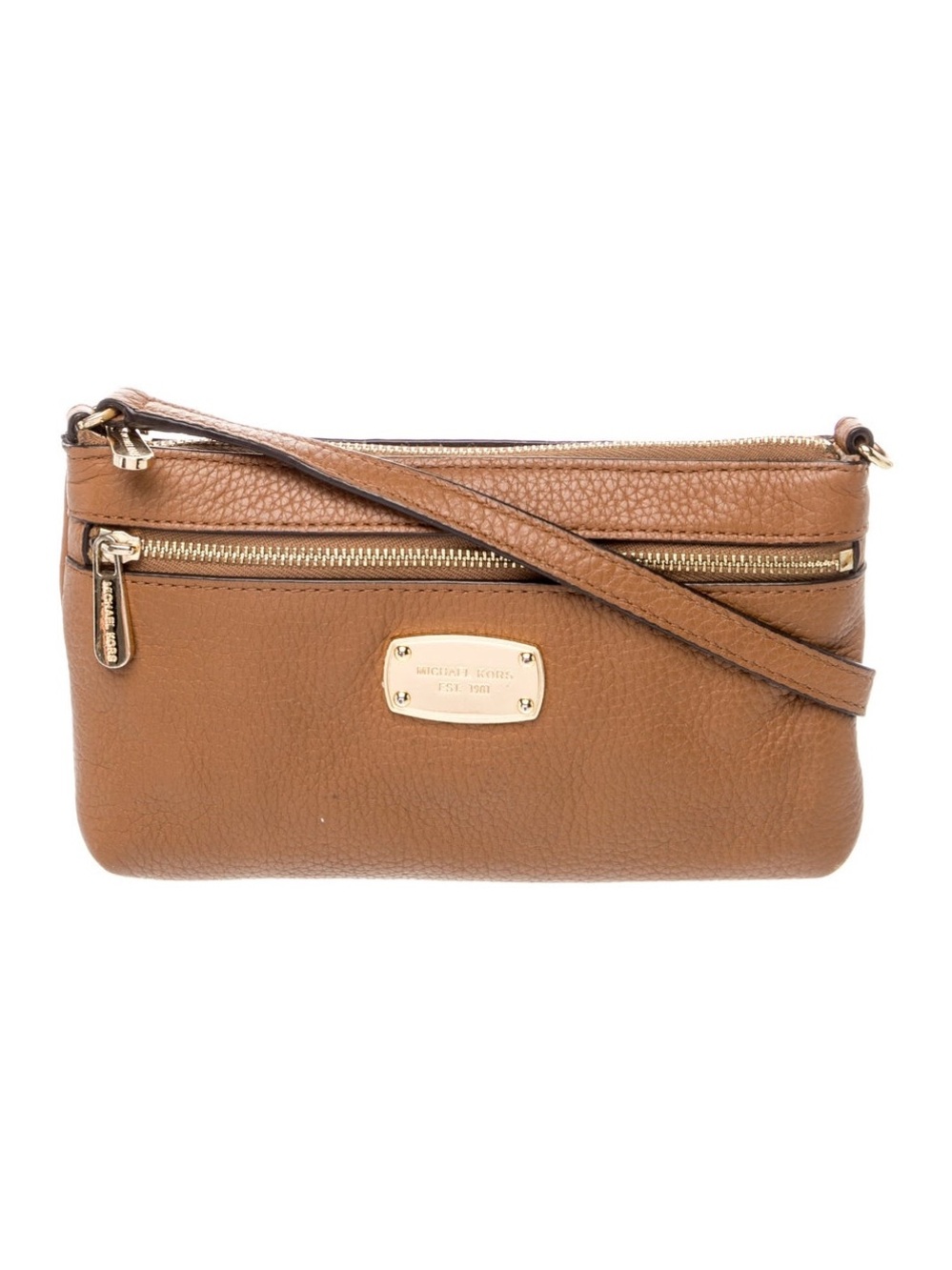Michael Kors Tan Leather Wristlet